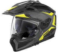Nolan N70-2 X Torpedo N-Com Casco, negro-amarillo, tamaño 2XS para Hombres