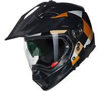 Casco Crossover Nolan N70-2 X RUVIDO 343 Nero / Grigio / Ocra