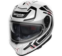 Nolan N80-8 Ally N-Com Casco, negro-blanco, tamaño XL para Hombres