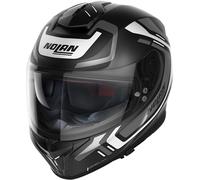 Nolan N80-8 Ally N-Com Casco, negro mate/blanco, Talla XL (62)