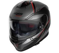 Nolan N80-8 Astute N-Com Casco, gris-plata, tamaño 2XS 53 54 para Hombres