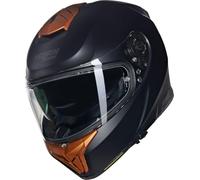 Nolan N80-8 Classico Nobile N-Com Casco, negro-marrón-beige, tamaño 2XL para Hombres