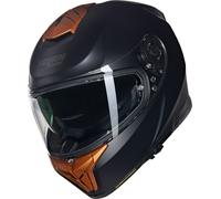 Nolan N80-8 Classico Nobile N-Com Casco, negro mate/ocre, Talla L (60)