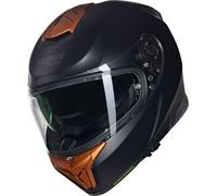 Nolan N80-8 Classico Nobile N-Com Casco, negro mate/ocre, Talla S (56)