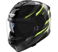 Nolan N80-8 Fervo 354, casco integral XS female Negro/Gris Oscuro/Amarillo Neón