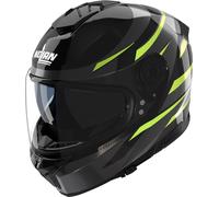 Nolan Casco integral N80-8 Fervo 355 Negro/Rojo Cromo Metal Talla L Mujer