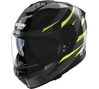 Nolan N80-8 Fervo Casco, negro/verde, Talla XS (55)