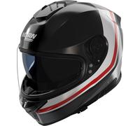 Nolan N80-8 Incline 353, casco integral XL female Negro/Gris Oscuro/Blanco/Rojo