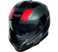 Nolan N80-8 Mandrake N-Com, casco integral L male Mate Gris/Negro/Rojo