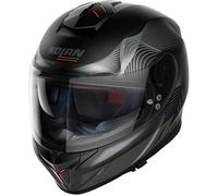 Nolan N80-8 Powerglide N-Com Casco, negro-gris, tamaño 2XL para Hombres