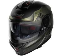 Nolan N80-8 Powerglide N-Com Casco, negro-oro, tamaño XL para Hombres