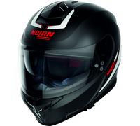 Nolan N80-8 Staple N-Com, casco integral M male Negro Mate/Blanco
