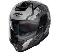 Nolan N80-8 Starscream N-Com Casco, negro/gris, Talla XXS (53/54)