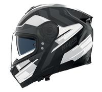Nolan N80-8 Trittico Casco, negro-gris-blanco, tamaño XS para Hombres