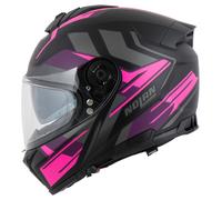 Nolan Casco integral N80-8 Trittico 358 Mate Negro/Gris Oscuro/Lila/Fucsia Mujer Talla S