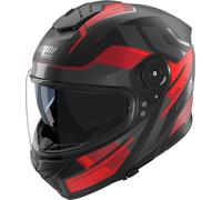 Nolan N80-8 Trittico Casco, negro/gris/rojo, Talla S (56)