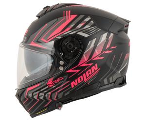 Nolan N80-8 Turbolence casco integral Mate/Negro/Rosa S mujeres