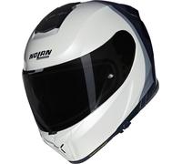 Nolan N80-8 Verniciatura Sp N-Com casco integral Blanco/Negro XL unisex