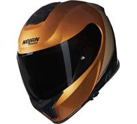 Nolan N80-8 Verniciatura Speciale N-Com Casco, negro/ocre, Talla XL (62)