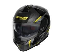 Nolan N80-8 Wanted N-Com Casco, negro-gris-amarillo, tamaño L para Hombres