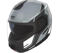 Casco Abatible Nolan N90-3 SINCRONO 352 Grigio / Nero / Bianco