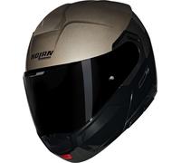 Nolan N90-3 06 Verniciatura Speciale N-Com Casco, negro-beige, tamaño L para Hombres