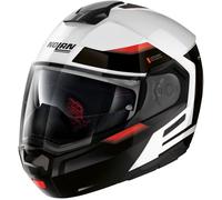 Nolan N90-3 Reflector N-Com Casco, blanco/negro/rojo, Talla L (60/61)