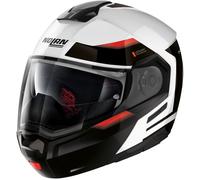 Nolan N90-3 Reflector N-Com Casco, negro-blanco-rojo, tamaño L para Hombres