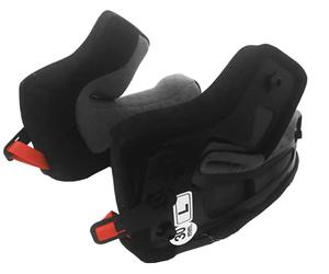 NOLAN SP.GUANCIALI.CLIMA COMFORT.XXL-XXXL.30MM.BLACK-RED.STD XXXL - NCOM.N100-5PLUS