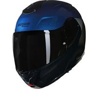 Nolan X-1005 Ultra Carbon Verniciatura Speciale N-Com Casco, azul/negro, Talla M (58)