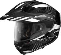 Nolan X-552 Ultra Carbon Wingsuit N-Com Casco, negro mate/blanco, Talla S (56)