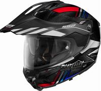 Nolan X-552 Ultra Carbon Wingsuit N-Com Casco, negro mate/gris/rojo, Talla S (56)