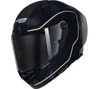 Nolan X-804 RS Ultra Carbon Asso Di Picche Casco, negro-blanco-rojo-verde, tamaño XL para Hombres