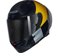 Nolan X-804 RS Ultra Carbon Combo Gara Casco, negro-marrón-beige, tamaño S para Hombres