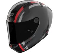 Nolan X-804 RS Ultra Carbon Gemini Casco, negro/gris/rojo, Talla XL (62)