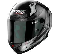 Nolan X-804 RS Ultra Carbon Hot Lap, casco integral M male Negro/Gris