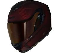 Nolan X-903 Ultra Carbon Liquido N-Com Casco, rojo, tamaño S para Hombres