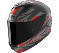Nolan X-904 Ultra Carbon Rombo Casco, gris/rojo, Talla XS (55)