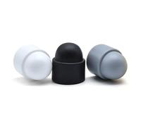 NOLDAR | Tapa de plástico para cubrir tuercas y cabezas de tornillo hexagonal. Función de protección y embellecedor tornillo. 25 unidades para llave de 17 mm (M10). Color negro