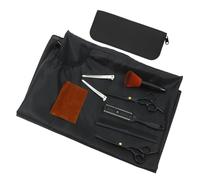 NOLITOY 1 Juego tijeras de pelo de acero inoxidable recortador de pelo de la nariz kit profesional de corte de pelo cortaúñas scissors peinetas kit de corte de pelo tijeras para el cabello