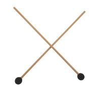 NOLITOY 1 Par de Mazas de Hilo para Xilófono y Marimba con Mango de Plástico Resistente Baquetas de Percusión Ligeras y Portátiles para Educación Musical y Práctica Profesional