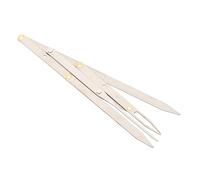 NOLITOY 1 Pc Báscula De Segunda Generación Gobernantes Ceja Regla Lápices De Regla Marcador De Regla Métrica Festival Tijeras Silver Acero Inoxidable