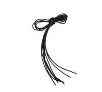 NOLITOY 10 pares Cordones Redondos Encerados para Zapatos Vestir Hombre Delgados Resistentes Punta Reforzada para Calzado Formal y Chukka Color Negro