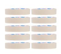 NOLITOY 10 Piezas Cinta Adhesiva de Enmascarar de Color Claro para Estudiantes, Reutilizable y Protectora de Superficies, Adecuada para Dibujar y Pintar en Paredes y Coches