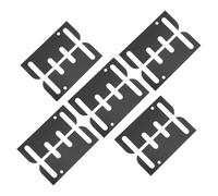 NOLITOY 10 Piezas Cuñas de Bisagra de Puerta de Metal Juntas de Sellado para Relleno de Espacios y Reparación de Gabinetes Interiores de Repuesto para Muebles Fácil Instalación y Reducción