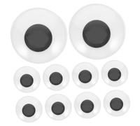 NOLITOY 10 Piezas Patch De Ojo De Juguete Lujoso Craft Eyes Stick Autoadhesivos Ojos Pegajosos para Manualidades Suministros De Juguetes De Peluche De Polivinilo