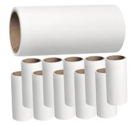 NOLITOY 10 Piezas Rodillo Quitapelusas Multiusos Recambios Adhesivos para Ropa Muebles y Mascotas Compacto y Práctico para Eliminar Pelo y Pelusa Casa y Coche