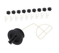 NOLITOY 10 piezas Tapones de Tanque para Motosierra Reemplazo Tapón Combustible y Aceite con Sello Antifugas para Cortacésped Tapas de Gasolina y Aceite para Jardinería