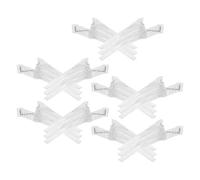 NOLITOY 10 Pinzas Blancas para Aumentar Volumen en Raíces para Flequillo Esponjoso y Coronilla Alta sin Dejar Marcas Herramienta de Peinado Rápida y Discreta Pack de 10 Unidades