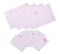 NOLITOY 100 Tarjetas de Respuestas para Exámenes de Servicio Público Papel Cartulina Resistente Formato Oficial Tamaño Carta 60 Hojas para Ensayo y 40 Hojas para Opción Múltiple